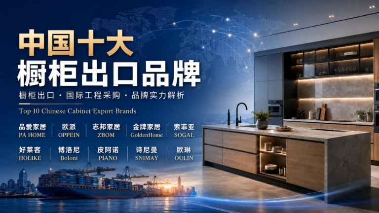 中国十大橱柜出口品牌