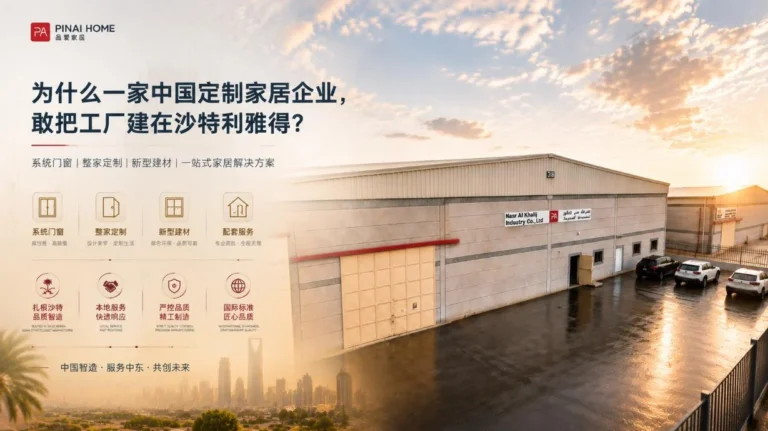 为什么一家中国定制家居企业，敢把工厂建在沙特利雅得