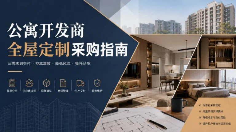 公寓开发商全屋定制采购指南