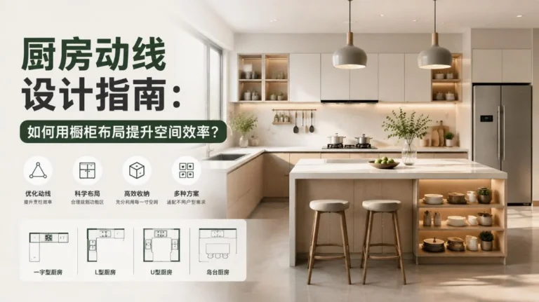 厨房动线设计指南：如何用橱柜布局提升空间效率