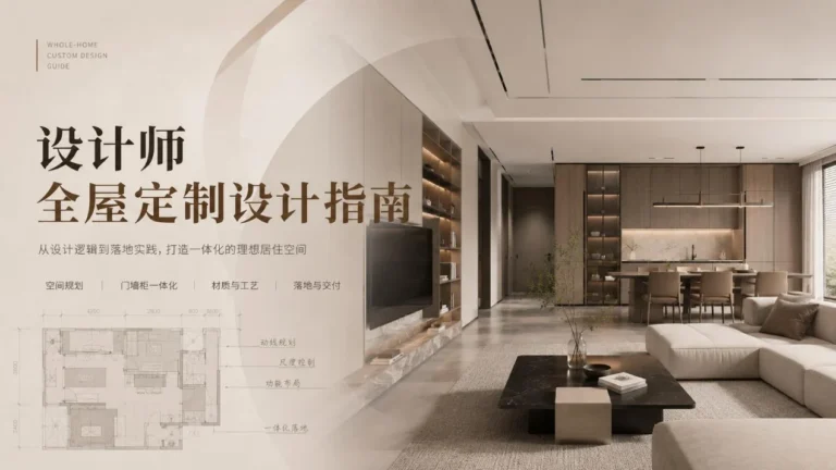 设计师全屋定制设计指南
