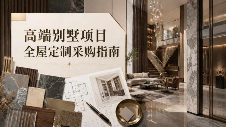 高端别墅项目全屋定制采购指南
