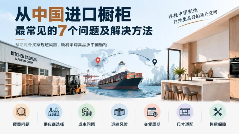 从中国进口橱柜最常见的7个问题及解决方法
