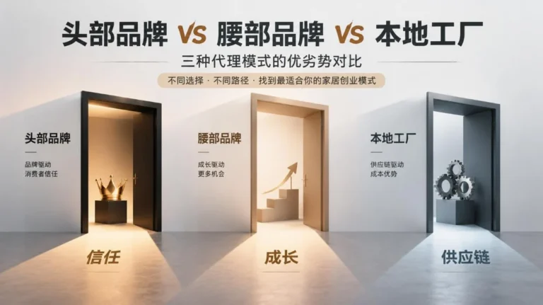 头部品牌vs腰部品牌vs本地工厂，三种代理模式的优劣势对比